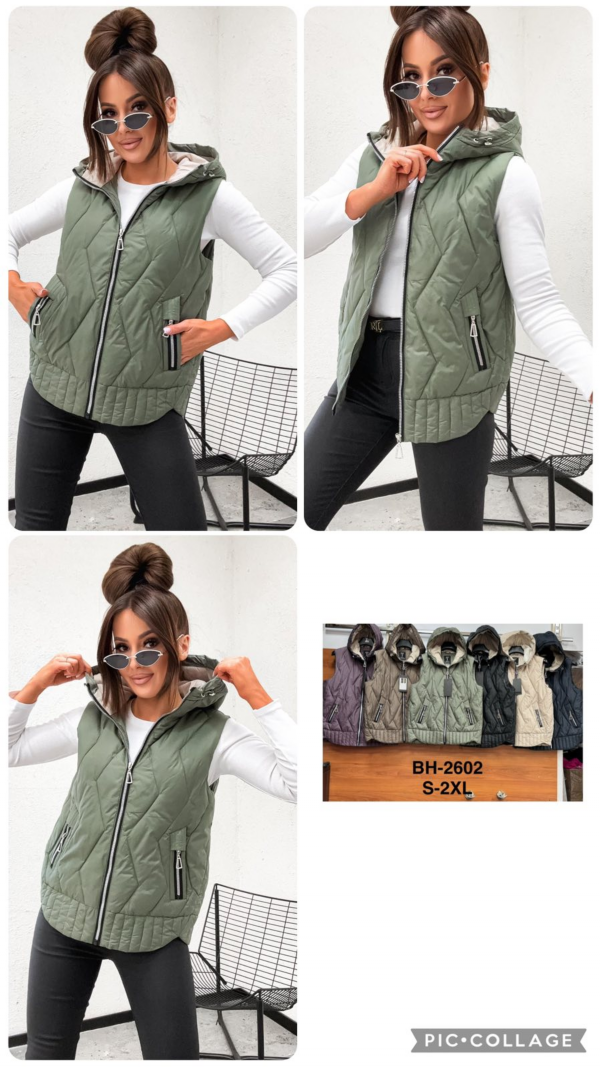 Kamizelki damkie Roz S-2XL, 1 Kolor Paczka 5 szt